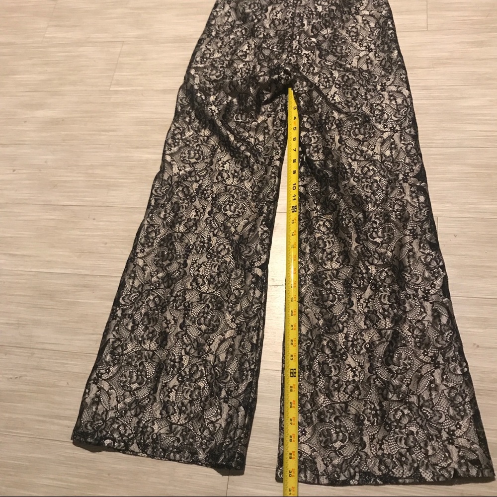 Alexis Livia Silver Lace Jumpsuit M - Picture 6 of 7